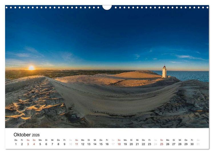 Produktbild: Lichter J&uuml;tlands (Wandkalender 2026 DIN A3 quer), CALVENDO Monatskalender