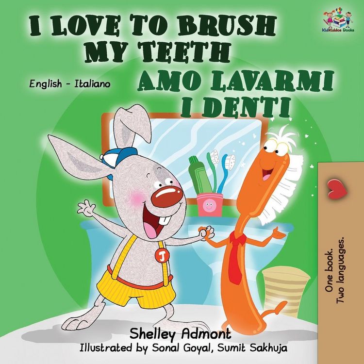 Produktbild: I Love to Brush My Teeth Amo lavarmi i denti
