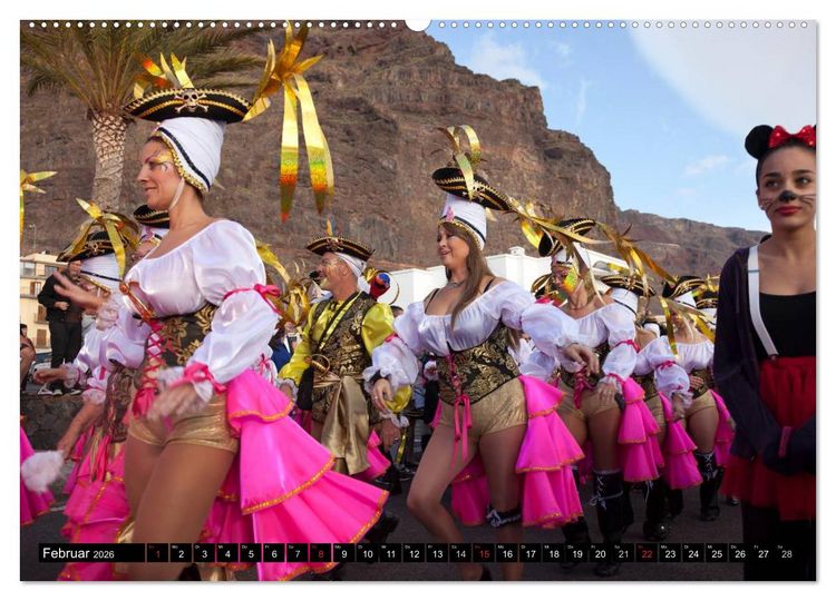 Produktbild: La Gomera - Valle Gran Rey (Wandkalender 2026 DIN A2 quer), CALVENDO Monatskalender