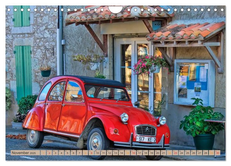 Produktbild: Citro&euml;n 2CV - die Ente (Wandkalender 2025 DIN A4 quer), CALVENDO Monatskalender