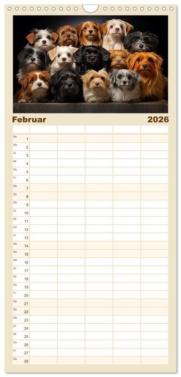 Produktbild: Familienplaner 2026 - Mehr ist einfach besser mit 5 Spalten (Wandkalender, 21 x 45 cm) CALVENDO