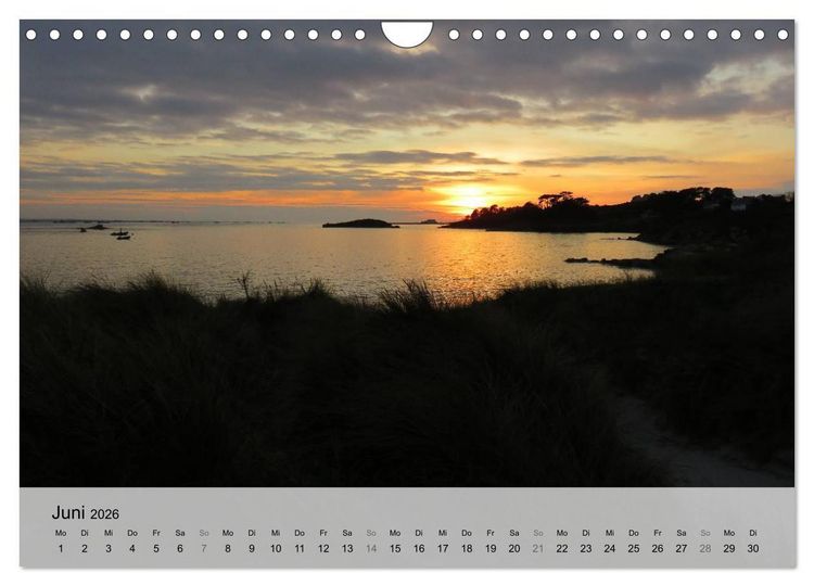 Produktbild: Bretagne - Wildnis Finist&egrave;re (Wandkalender 2026 DIN A4 quer), CALVENDO Monatskalender
