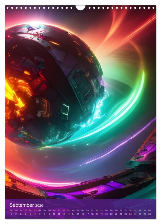 Produktbild: Prismatic Visions (Wall Calendar 2026 DIN A3 portrait), CALVENDO 12 Month Wall Calendar