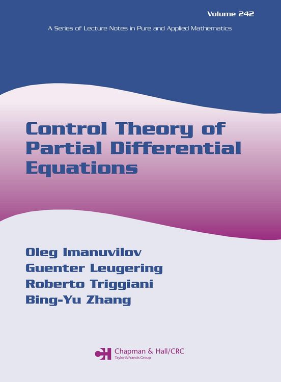 Produktbild: Control Theory of Partial Differential Equations