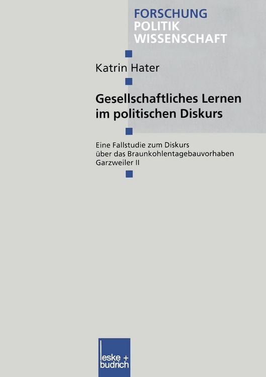 Produktbild: Gesellschaftliches Lernen im politischen Diskurs