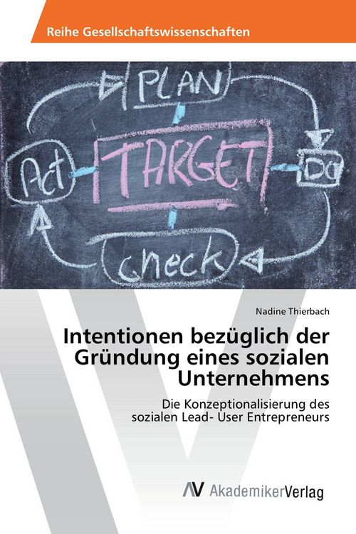 Produktbild: Intentionen bez&uuml;glich der Gr&uuml;ndung eines sozialen Unternehmens