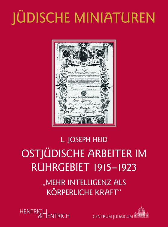 Produktbild: Ostjüdische Arbeiter im Ruhrgebiet 1915–1923