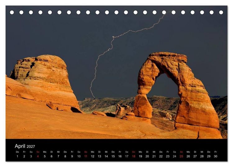 Produktbild: USA - Der Wilde Westen (Tischkalender 2027 DIN A5 quer), CALVENDO Monatskalender