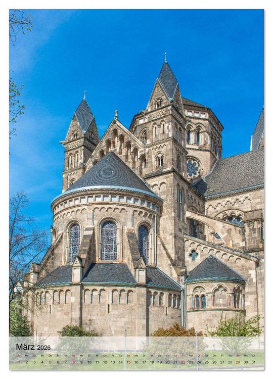 Produktbild: Koblenz - Wo die Mosel den Rhein k&uuml;sst (Wandkalender 2026 DIN A2 hoch), CALVENDO Monatskalender
