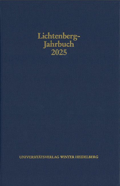 Produktbild: Lichtenberg-Jahrbuch 2025