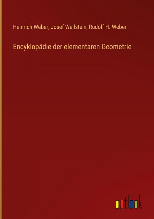 Produktbild: Encyklop&auml;die der elementaren Geometrie