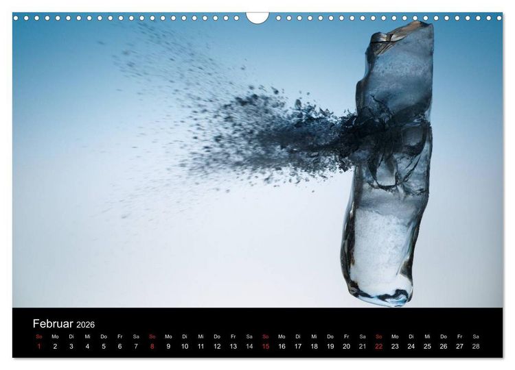 Produktbild: Ballistik Highspeed Fotos (Wandkalender 2026 DIN A3 quer), CALVENDO Monatskalender