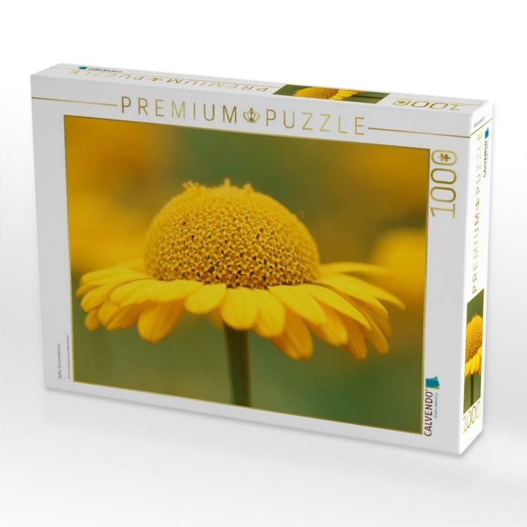 Produktbild: CALVENDO Puzzle Gelbe Sommerblume | 1000 Teile Lege-Gr&ouml;&szlig;e 64x48cm Foto-Puzzle f&uuml;r gl&uuml;ckliche Stunden