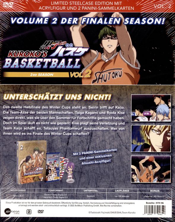 Produktbild: Kuroko&rsquo;s Basketball Season 3 Volume 2 (Steelcase Edition)