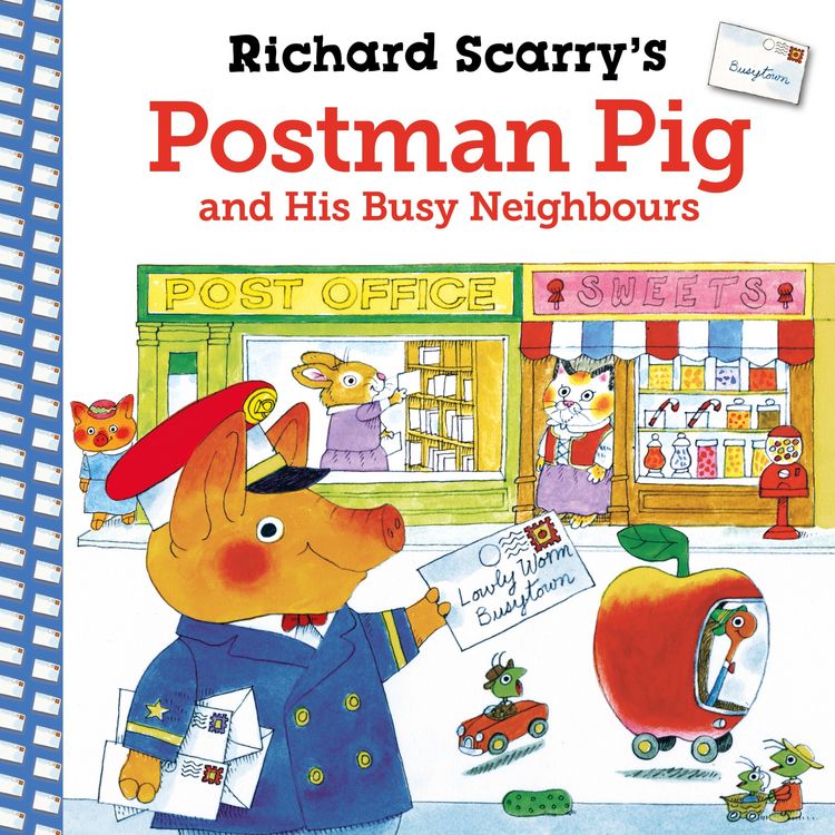 Produktbild: Richard Scarry's Postman Pig and His Busy Neighbours