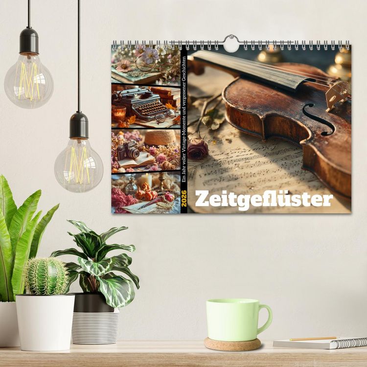 Produktbild: Zeitgefl&uuml;ster (Wandkalender 2026 DIN A4 quer), CALVENDO Monatskalender