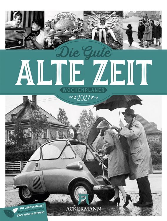 Produktbild: Die gute alte Zeit Wochenplaner Kalender 2027