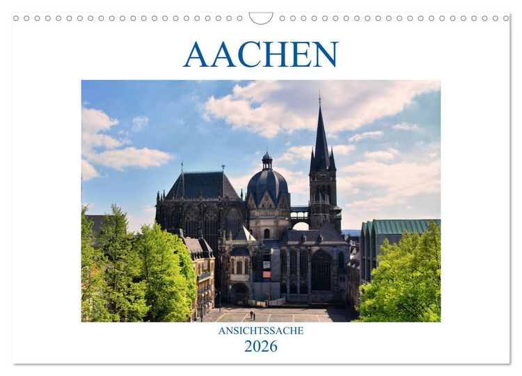 Produktbild: Aachen - Ansichtssache (Wandkalender 2026 DIN A3 quer), CALVENDO Monatskalender