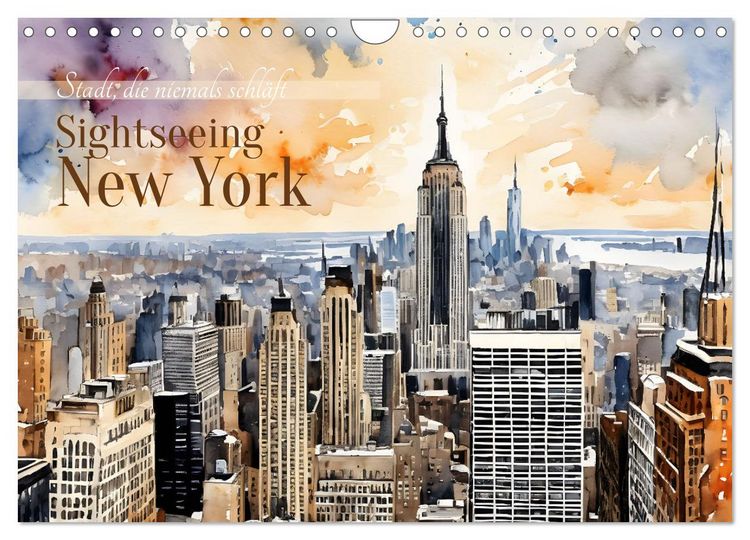 Produktbild: Sightseeing New York (Wandkalender 2026 DIN A4 quer), CALVENDO Monatskalender