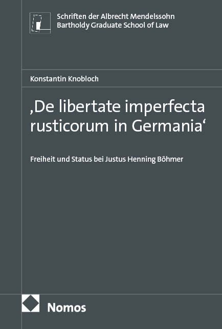 Produktbild: ,De libertate imperfecta rusticorum in Germania&lsquo;