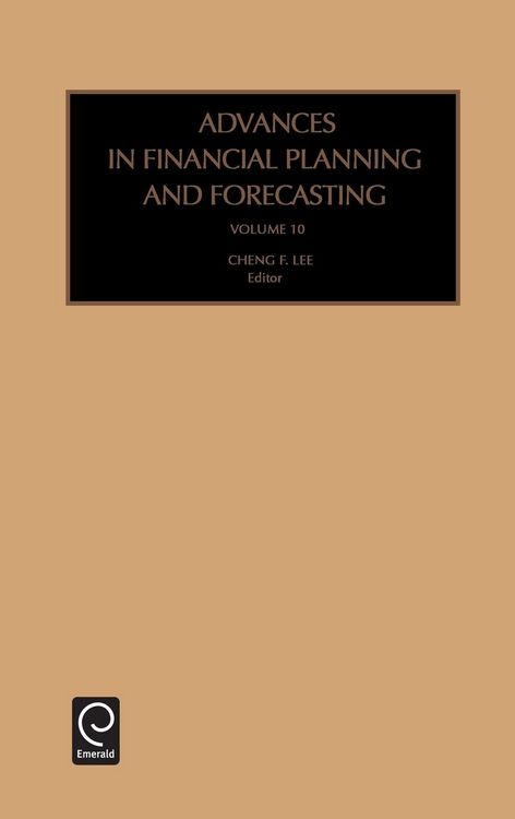 Produktbild: Advances in Financial Planning and Forecasting