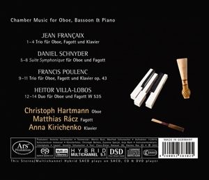 Produktbild: Kammermusik f&uuml;r Oboe,Fagott & Klavier