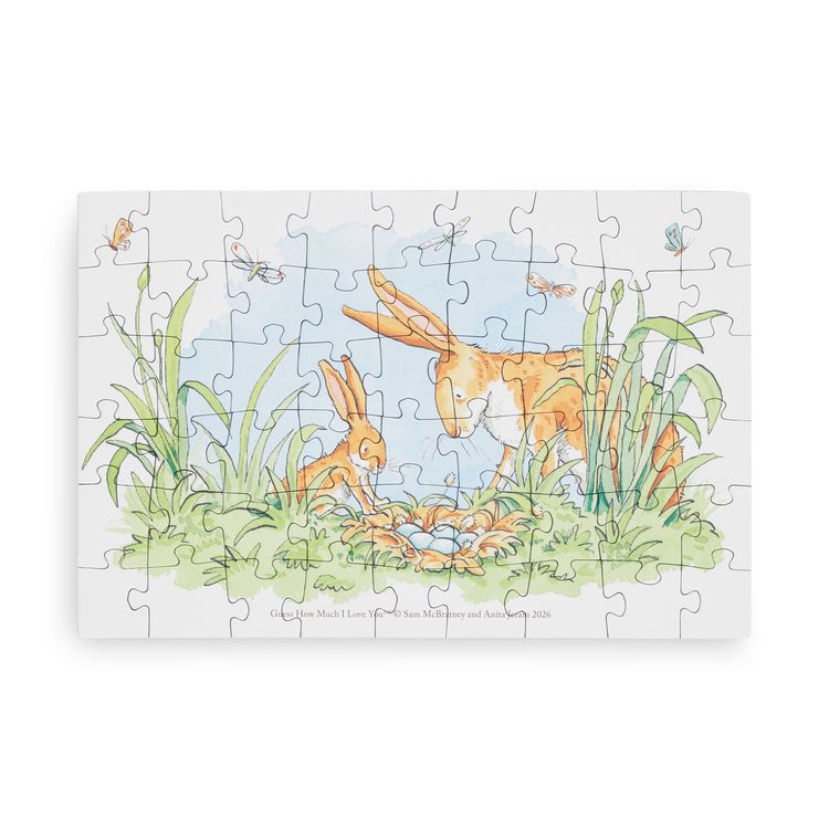 Produktbild: Mini Puzzle "Wei&szlig;t du eigentlich, wie lieb ich dich hab?"