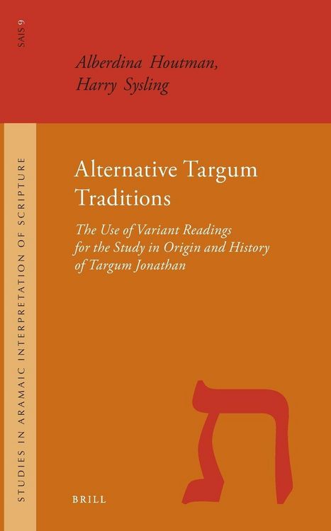 Produktbild: Alternative Targum Traditions