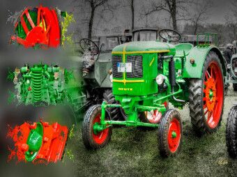 Produktbild: CALVENDO Puzzle Oldtimer Traktor Deutz | 1000 Teile Lege-Gr&ouml;&szlig;e 64x48cm Foto-Puzzle f&uuml;r gl&uuml;ckliche Stunden