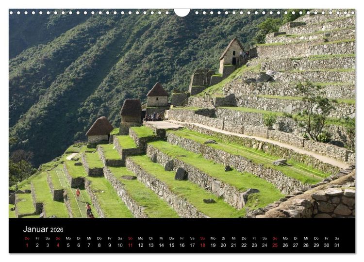 Produktbild: Machu Picchu - Die Stadt in den Wolken (Wandkalender 2026 DIN A3 quer), CALVENDO Monatskalender