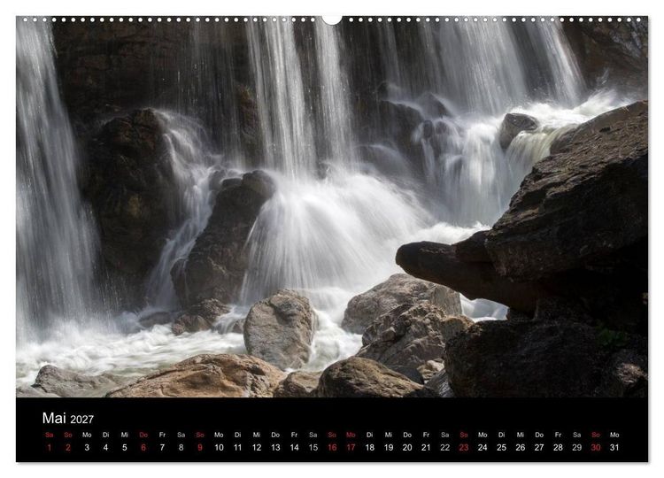 Produktbild: Kuhflucht Wasserf&auml;lle bei Farchant (Wandkalender 2027 DIN A2 quer), CALVENDO Monatskalender