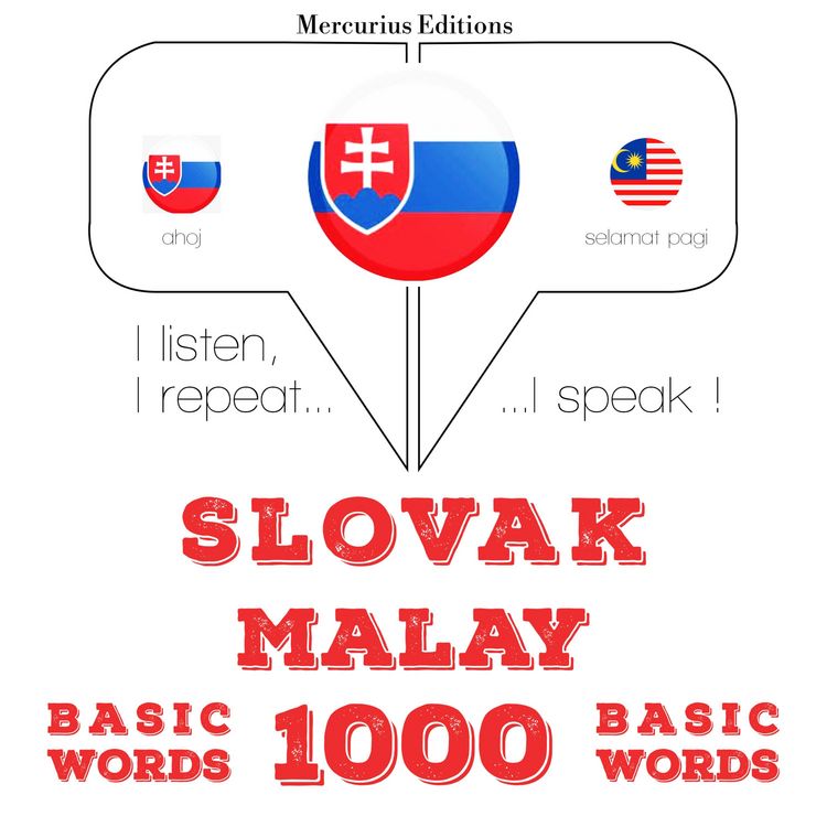 Produktbild: Slovensk&yacute; - Malajsk&yacute;: 1000 z&aacute;kladn&yacute;ch slov