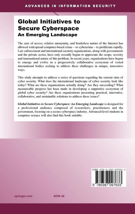 Produktbild: Global Initiatives to Secure Cyberspace
