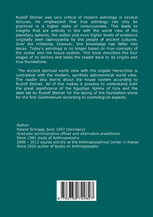 Produktbild: Ancient and Modern World View - Rudolf Steiner's Criticism of Astrology