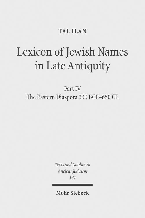 Produktbild: Lexicon of Jewish Names in Late Antiquity