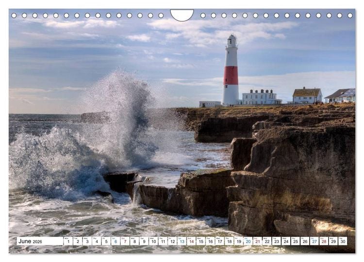 Produktbild: Dorset (Wall Calendar 2026 DIN A4 landscape), CALVENDO 12 Month Wall Calendar