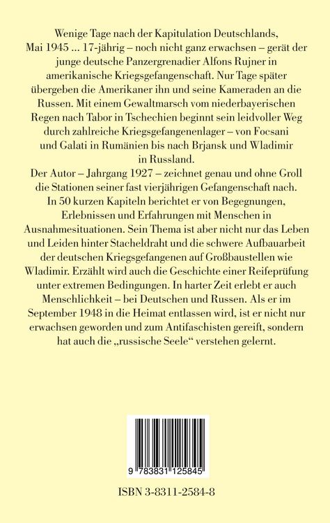 Produktbild: Mit 17 Jahren hinter Stacheldraht