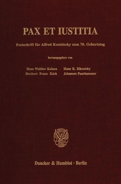 Produktbild: Pax et Iustitia.