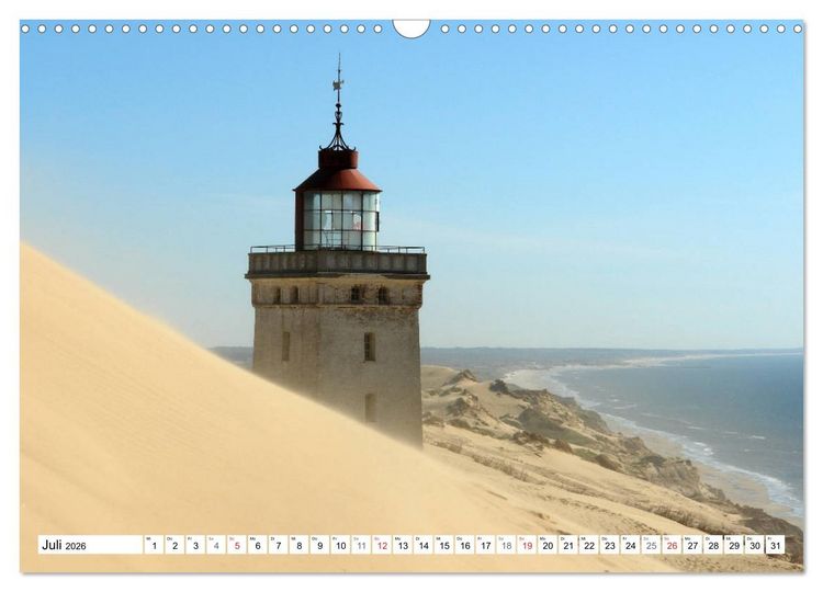 Produktbild: Rubjerg Knude Fyr (Wandkalender 2026 DIN A3 quer), CALVENDO Monatskalender
