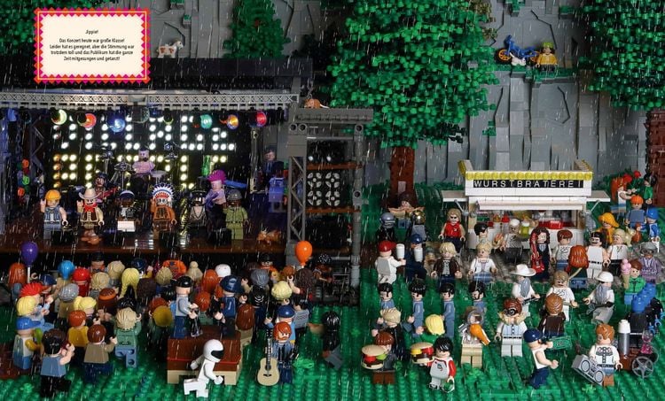 Produktbild: Das bunte Wimmelbuch der LEGO&reg;Steine