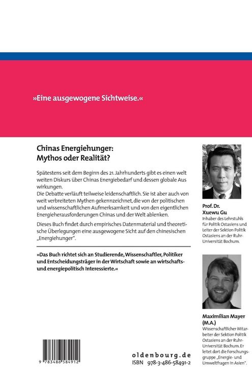 Produktbild: Chinas Energiehunger: Mythos oder Realit&auml;t?