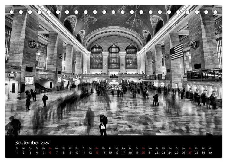 Produktbild: New York 2026 (Tischkalender 2026 DIN A5 quer), CALVENDO Monatskalender
