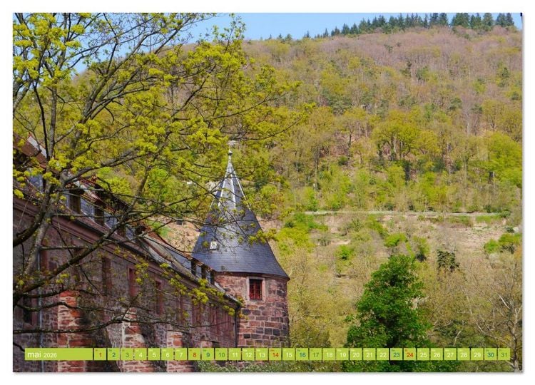 Produktbild: Magnifique Heidelberg (Calendrier mural 2026 DIN A2 vertical) calendrier de bureau