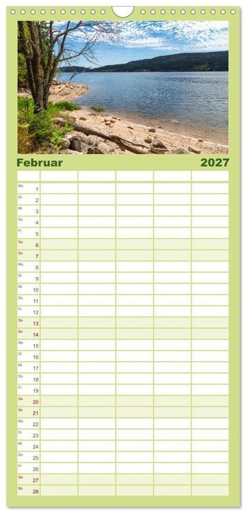 Produktbild: Familienplaner 2027 - Hochschwarzwald - Traumhafte Landschaften im Schwarzwald mit 5 Spalten (Wandkalender, 21 x 45 cm) CALVENDO