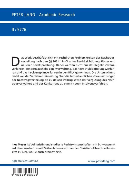 Produktbild: Masseverwaltung nach Aufhebung des Insolvenzverfahrens am Beispiel der Nachtragsverteilung