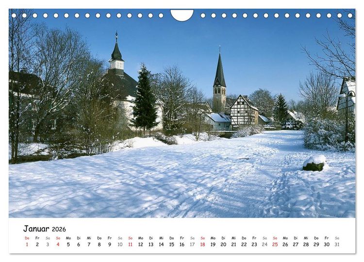 Produktbild: Haaner Bilderbogen 2026 (Wandkalender 2026 DIN A4 quer), CALVENDO Monatskalender