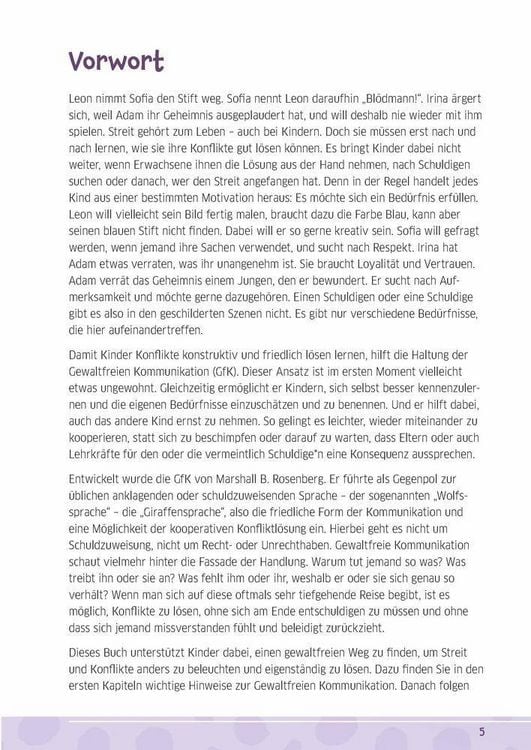 Produktbild: 40 Vorlesegeschichten zur Giraffensprache, ab 6 Jahre