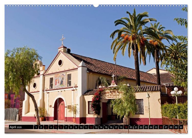 Produktbild: Los Angeles - Kalifornien (hochwertiger Premium Wandkalender 2026 DIN A2 quer), Kunstdruck in Hochglanz