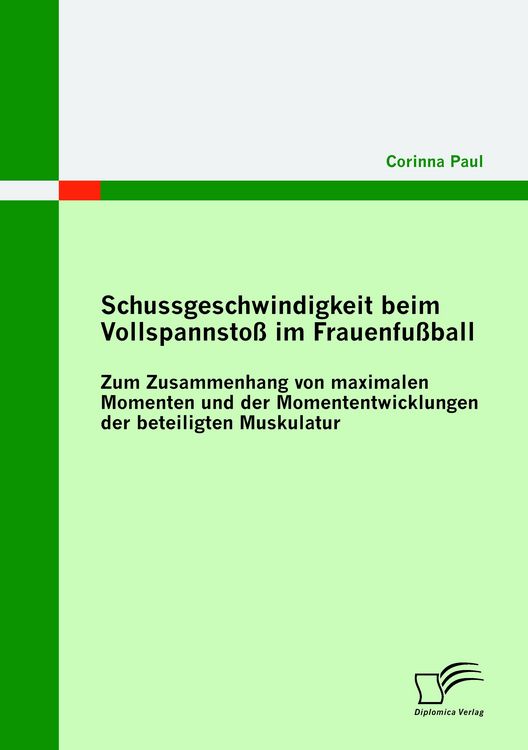 Produktbild: Schussgeschwindigkeit beim Vollspannsto&szlig; im Frauenfu&szlig;ball