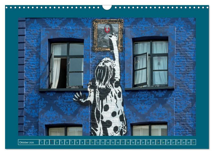 Produktbild: Streetart in Europas St&auml;dten (Wandkalender 2026 DIN A3 quer), CALVENDO Monatskalender